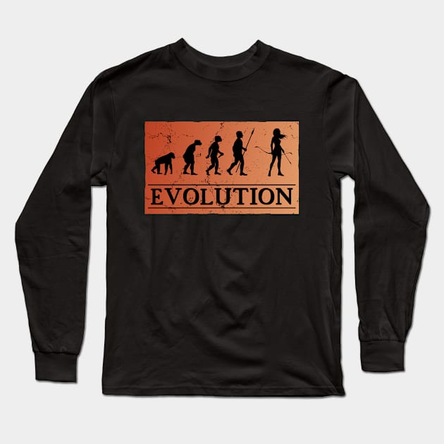 Archery Evolution Long Sleeve T-Shirt by NicGrayTees